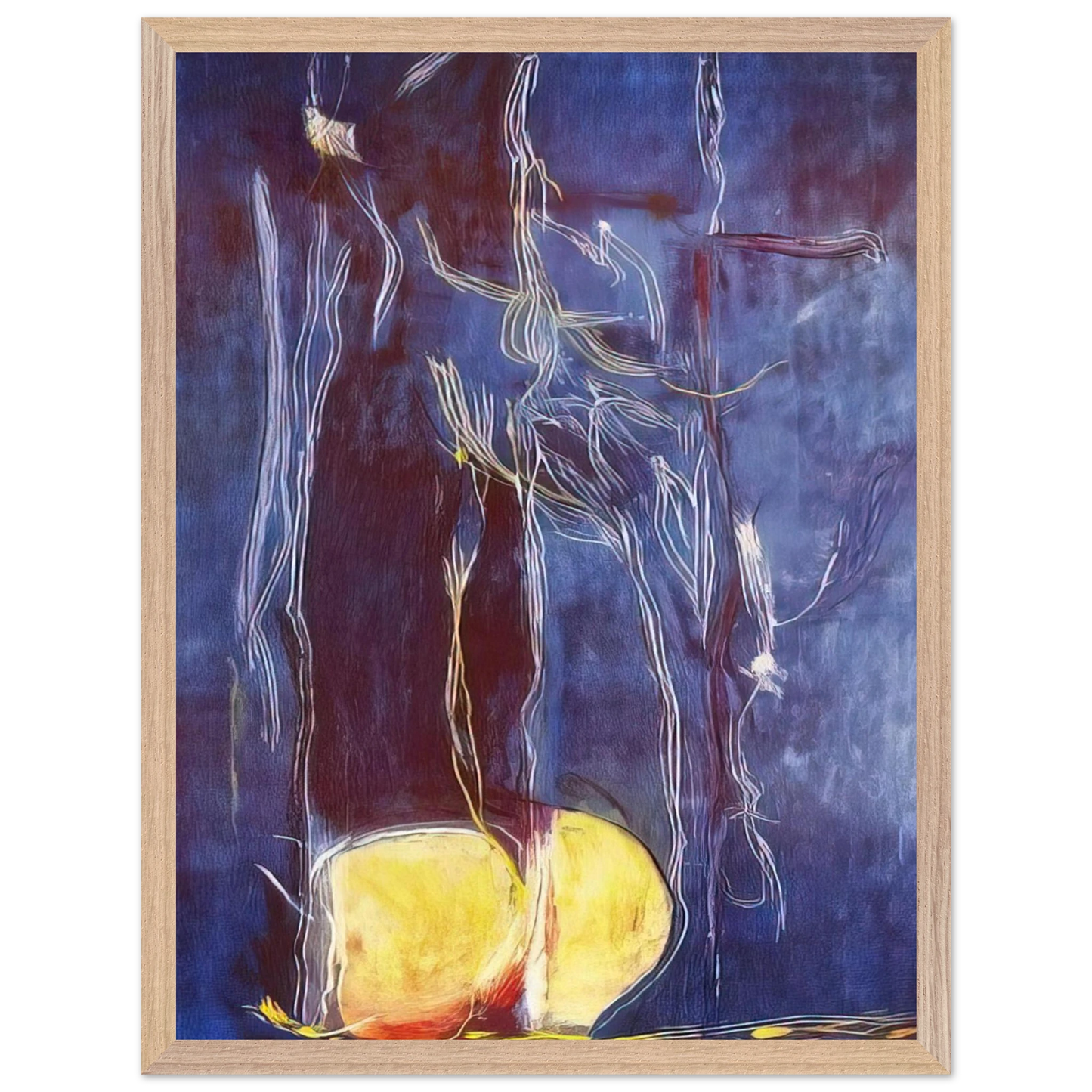 Helen Frankenthaler - All About Blue - 1994 Wall art - 30x45 cm / 12x18 inches - Fine Art Poster-canvas - -
