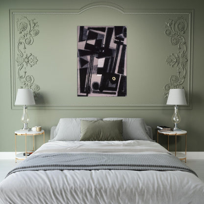 COMPOSITION - Enrico Prampolini Brushed Aluminum Print - 70x100 cm / 28x40 inches | Enrico Prampolini Aluminum Print | Enrico Prampolini Prints