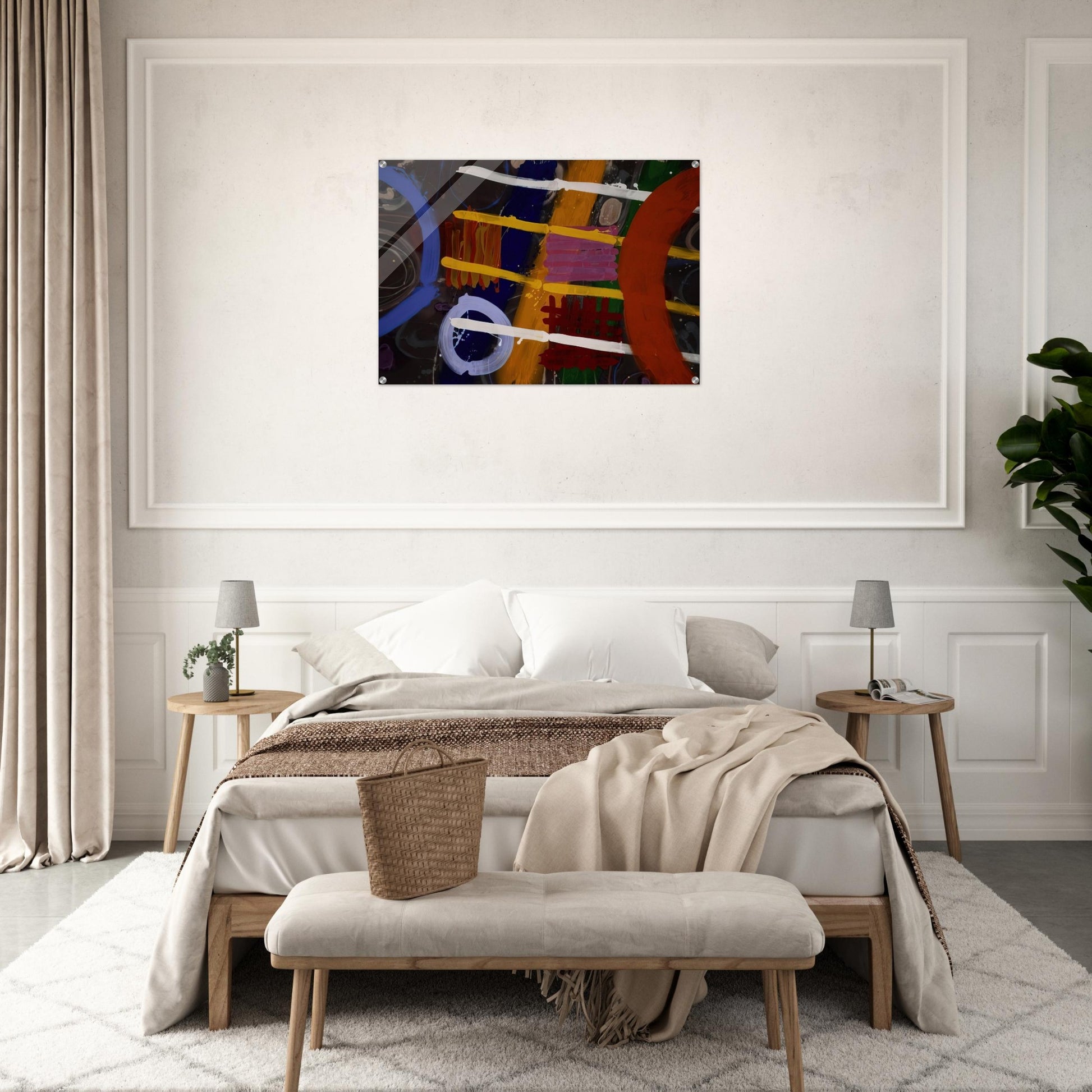 Buchanan - 1987 - Albert Irvin Acrylic Print - 70x100 cm / 28x40″ inches