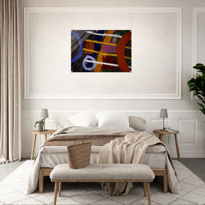 Buchanan - 1987 - Albert Irvin Acrylic Print - 70x100 cm / 28x40″ inches