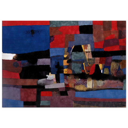 Untitled - 1952 - Alberto Burri Brushed Aluminum Print - 70x100 cm / 28x40 inches | Alberto Burri Aluminum Print | Alberto Burri Prints