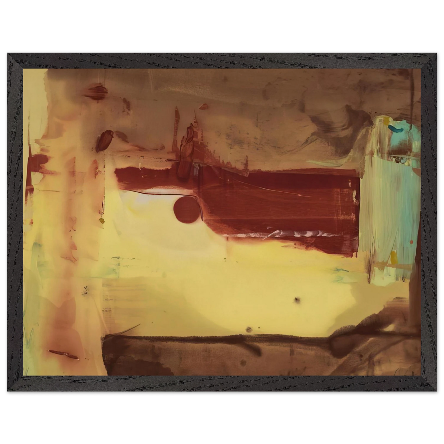 Helen Frankenthaler - Desert Pass - 1976 Wall art - 45x60 cm / 18x24 inches - Fine Art Poster-canvas - -