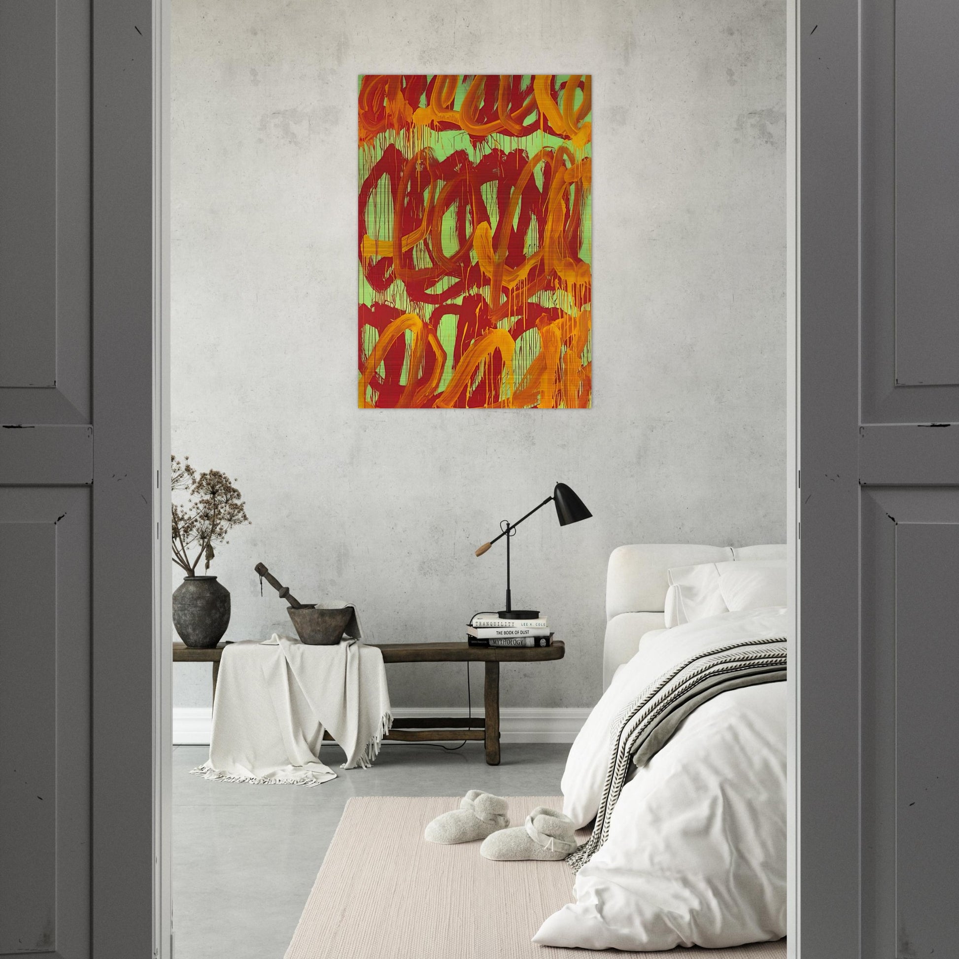 Camino Real  II  - Cy Twombly Brushed Aluminum Print - 70x100 cm / 28x40 inches | Cy Twombly Aluminum Print | Cy Twombly Prints