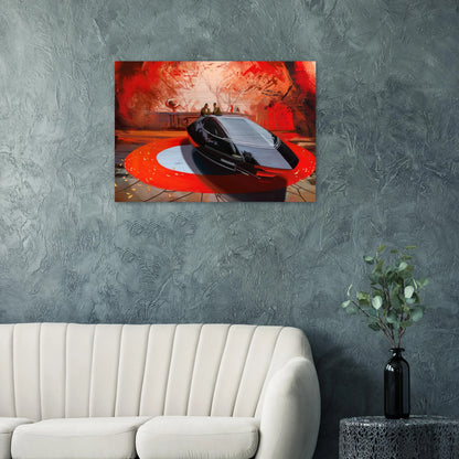 Syd Mead - Syd Mead Brushed Aluminum Print - 70x100 cm / 28x40 inches | Syd Mead Aluminum Print | Syd Mead Prints