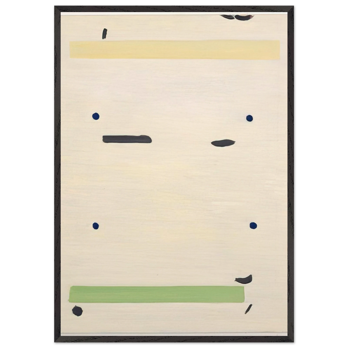Recover - 2003 N1 - Ralston Crawford 70x100 cm / 28x40 inches Framed Art Print – Black Wooden Frame