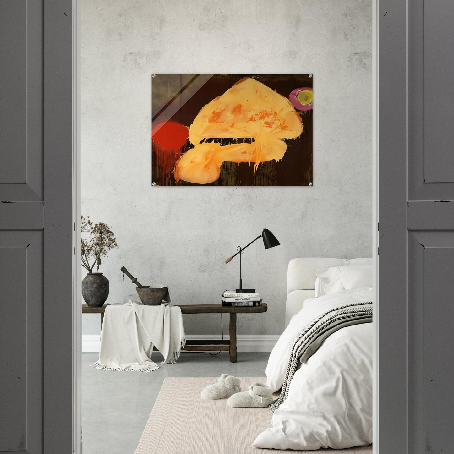 Quas 23.1.86 - 1986 - John Hoyland Acrylic Print - 70x100 cm / 28x40″ inches