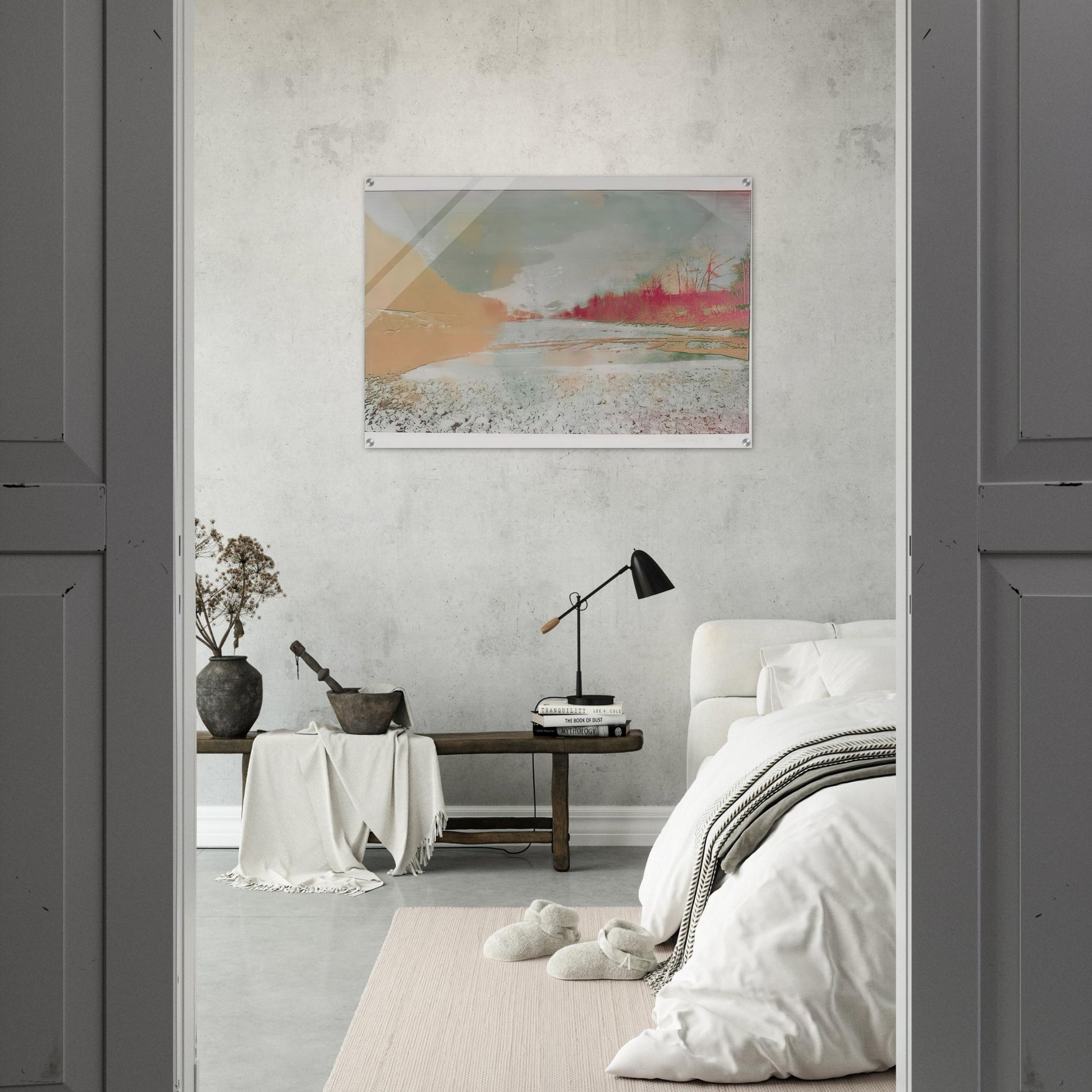 View of the Emme - 1971 - Dieter Roth Acrylic Print - 70x100 cm / 28x40″ inches
