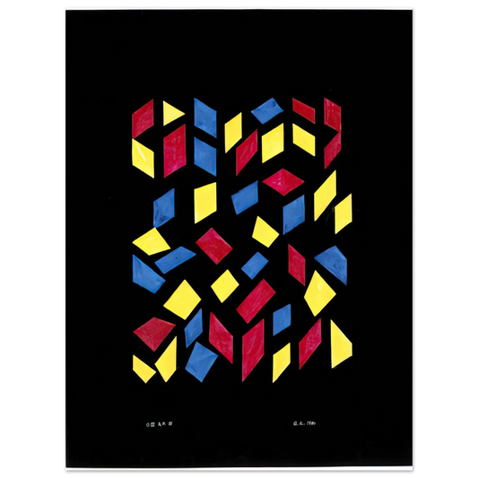 Anni Albers - ORCHESTRA III 1980  75x100 cm / 30x40inches Fine Art Poster