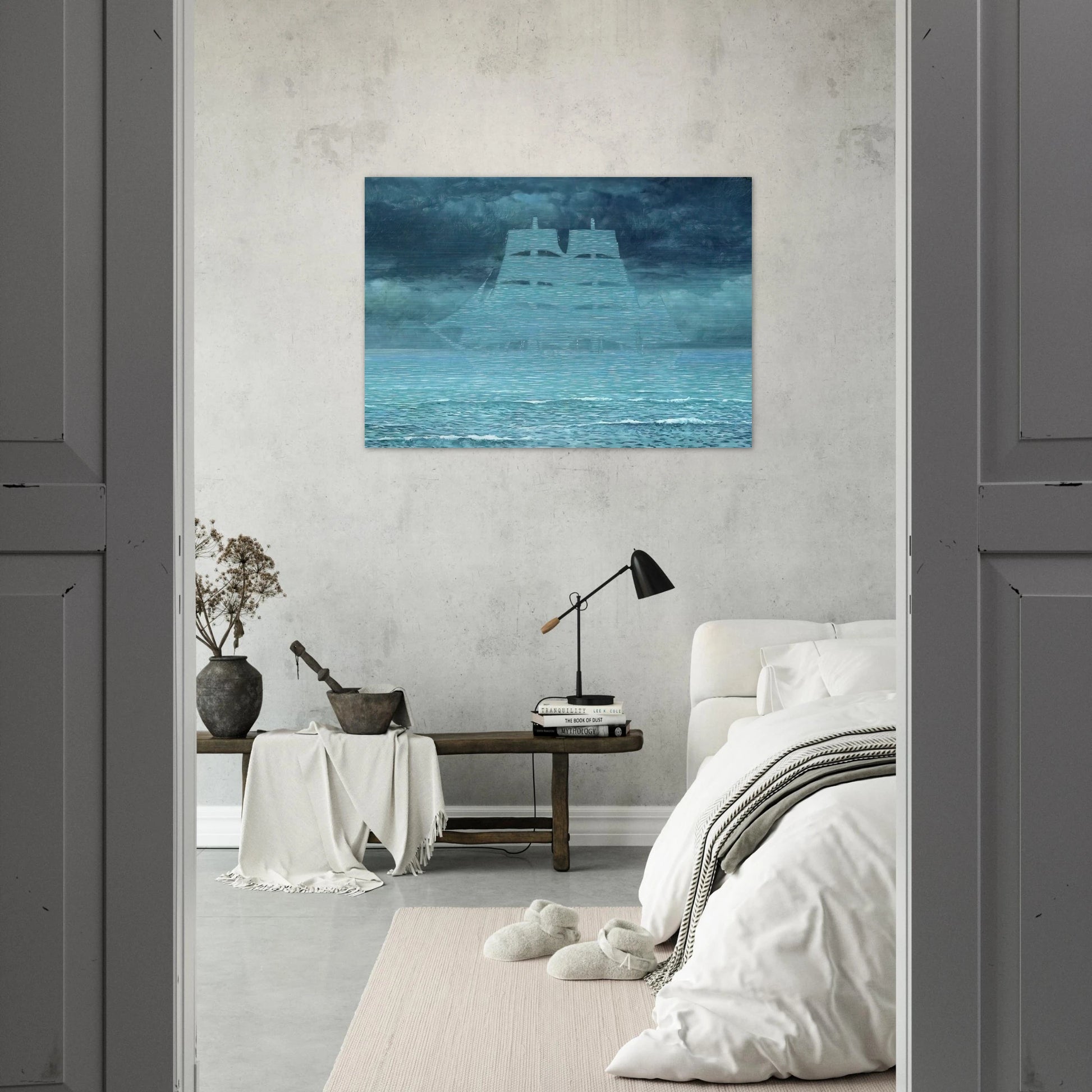THE SEDUCER 1953 1 - Rene Magritte Brushed Aluminum Print - 70x100 cm / 28x40 inches | Rene Magritte Aluminum Print | Rene Magritte Prints