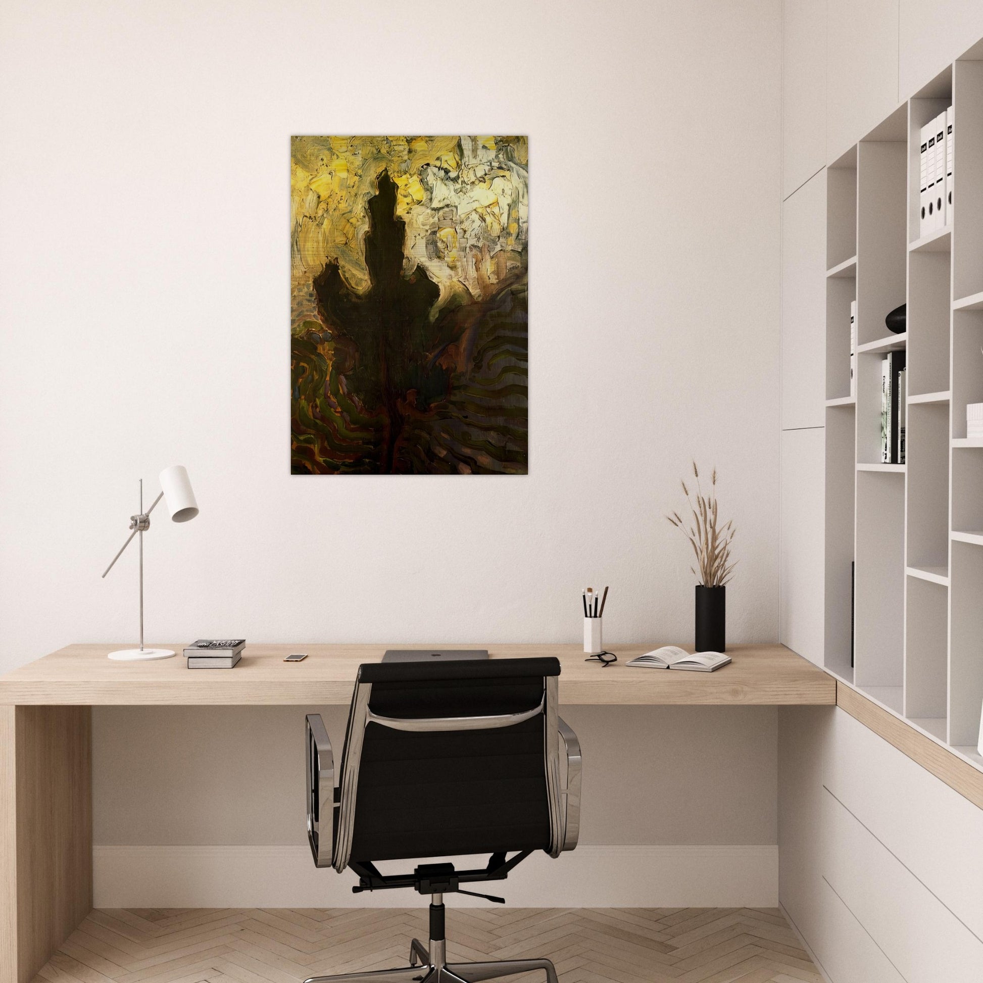 Untitled - Piet Mondrian Brushed Aluminum Print - 70x100 cm / 28x40 inches | Piet Mondrian Aluminum Print | Piet Mondrian Prints