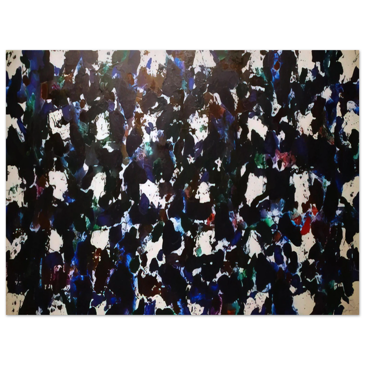 Sam Francis - Free Floating Clouds  75x100 cm / 30x40inches Fine Art Poster