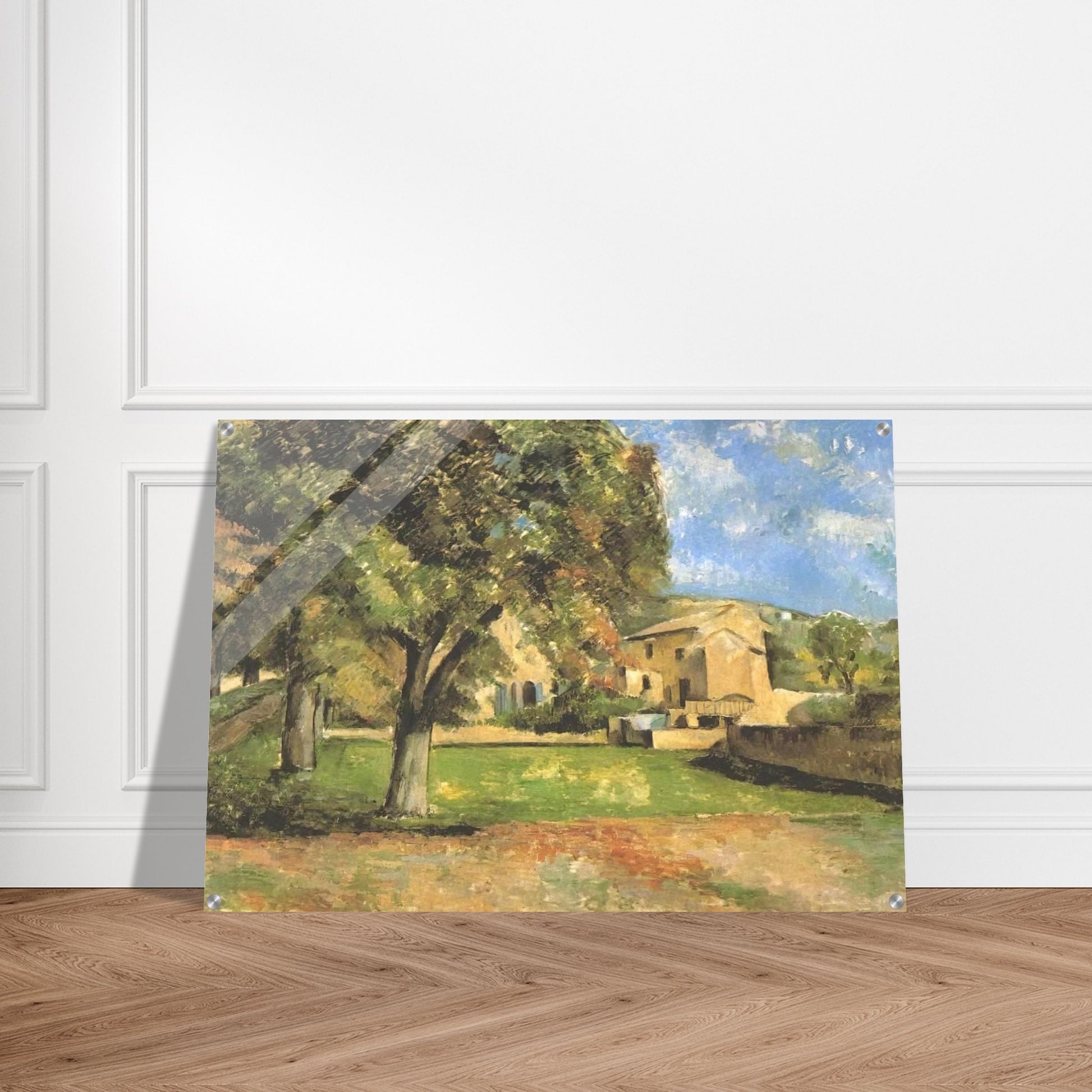 Horse-chestnut-trees in Jas de Bouffan - Paul Cézanne Acrylic Print - 70x100 cm / 28x40″ inches | Paul Cézanne Wall Art | Paul Cézanne Prints