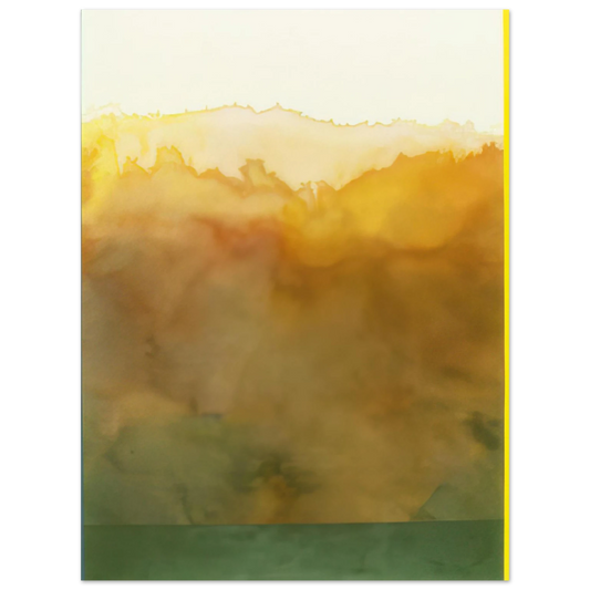 Ronnie Landfield - Turtle - 1977  75x100 cm / 30x40inches Fine Art Poster