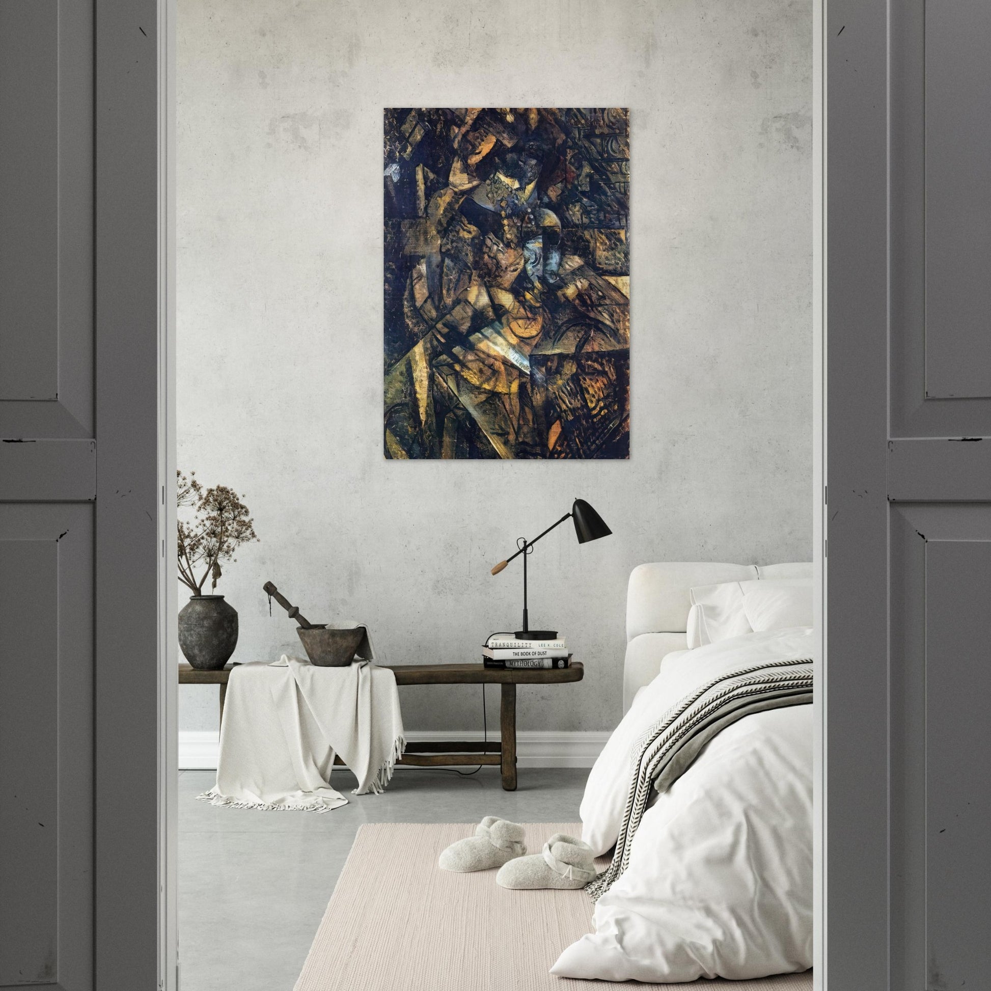 QUIRINAL STABLES - Carlo Carra Brushed Aluminum Print - 70x100 cm / 28x40 inches | Carlo Carra Aluminum Print | Carlo Carra Prints