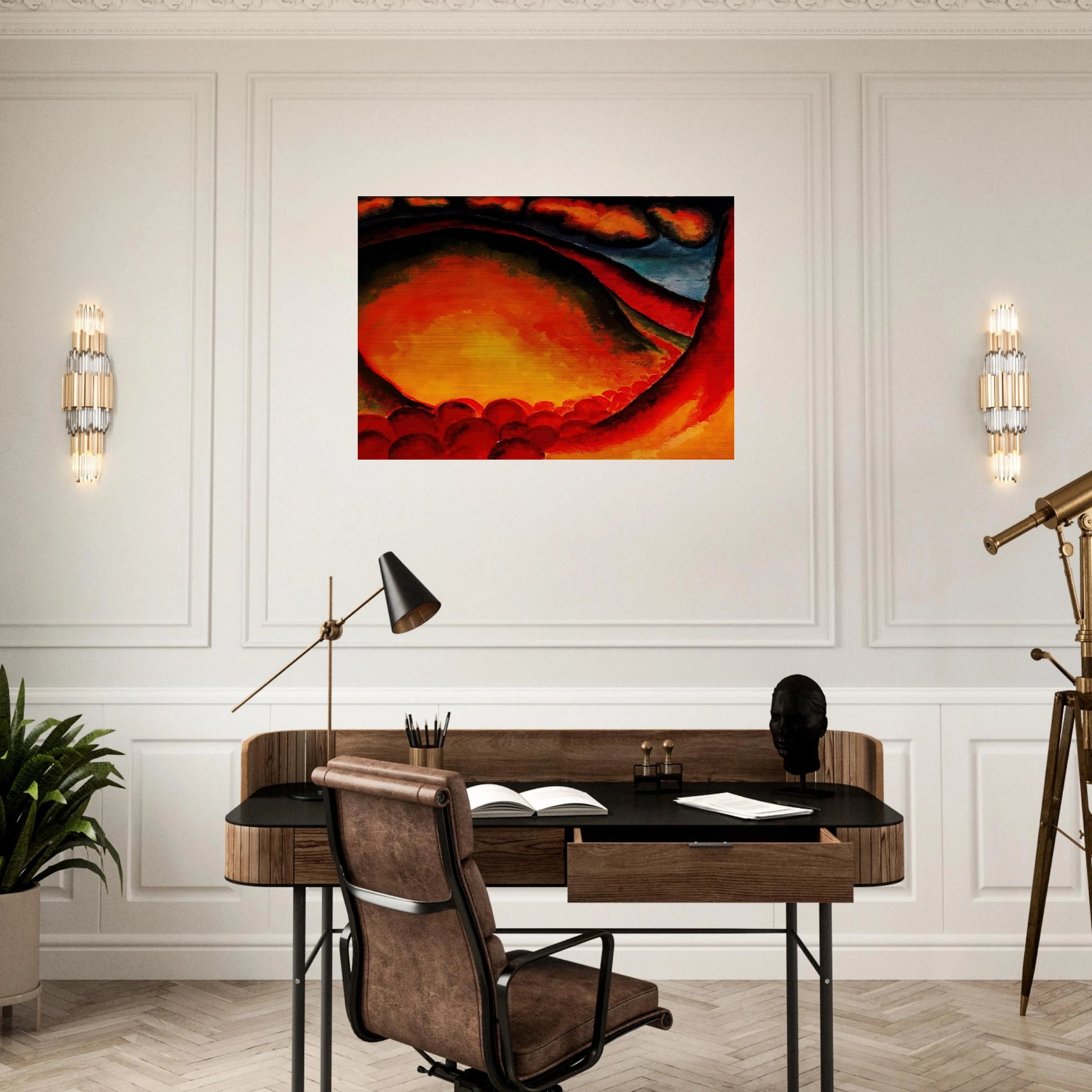 Special ?21 - Georgia O'Keeffe Brushed Aluminum Print - 70x100 cm / 28x40 inches | Georgia O'Keeffe Aluminum Print | Georgia O'Keeffe Prints