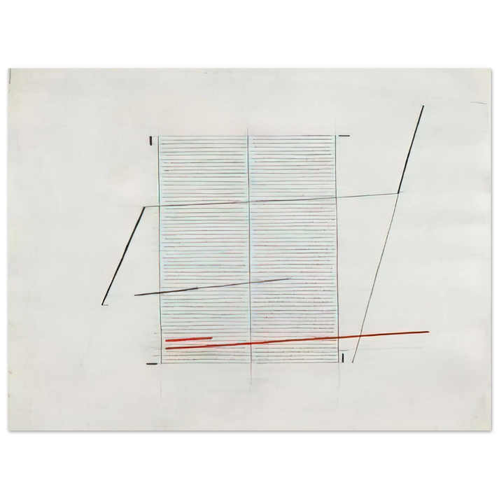 Bice Lazzari - Acrilico K - 1979  75x100 cm / 30x40inches Fine Art Poster