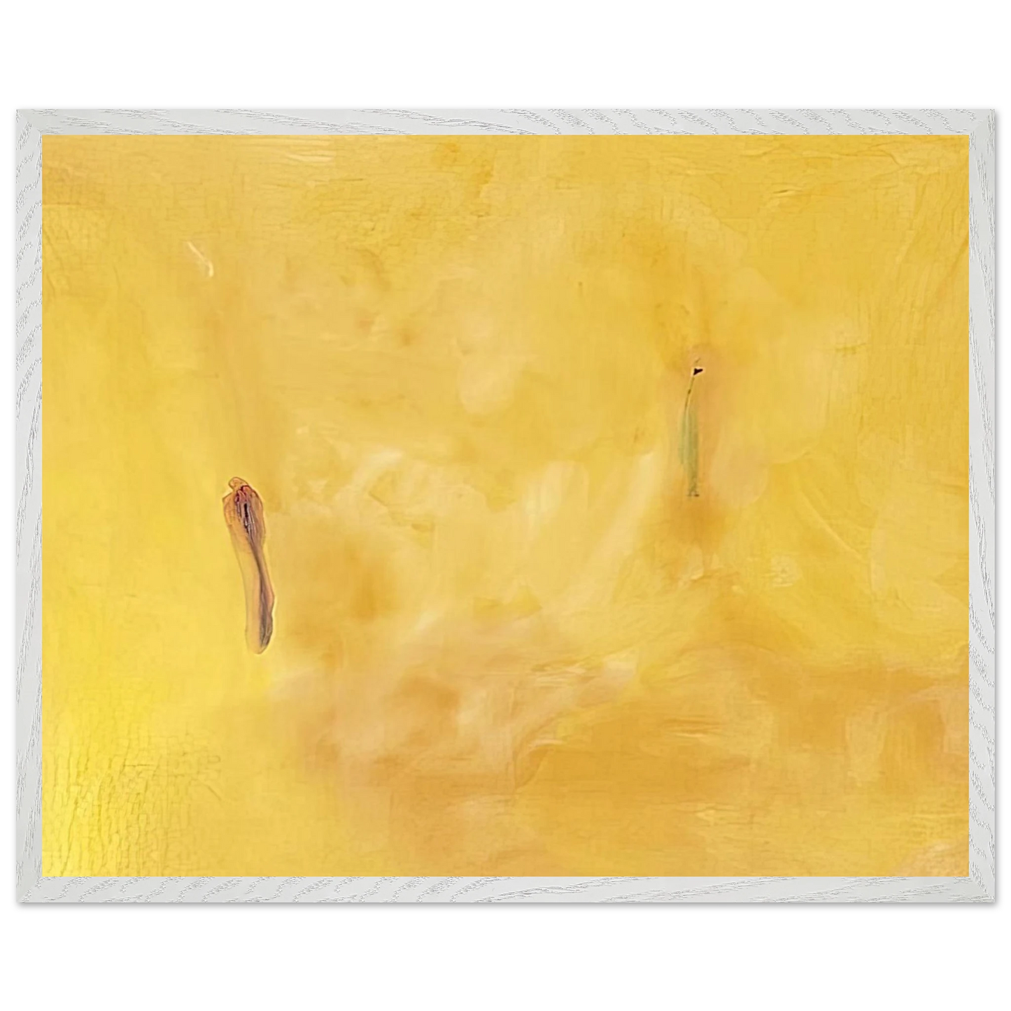 Helen Frankenthaler - Earliness - 1975 Wall art - 45x60 cm / 18x24 inches - Premium Wooden Framed Poster With Fine Art Paper-canvas - White frame