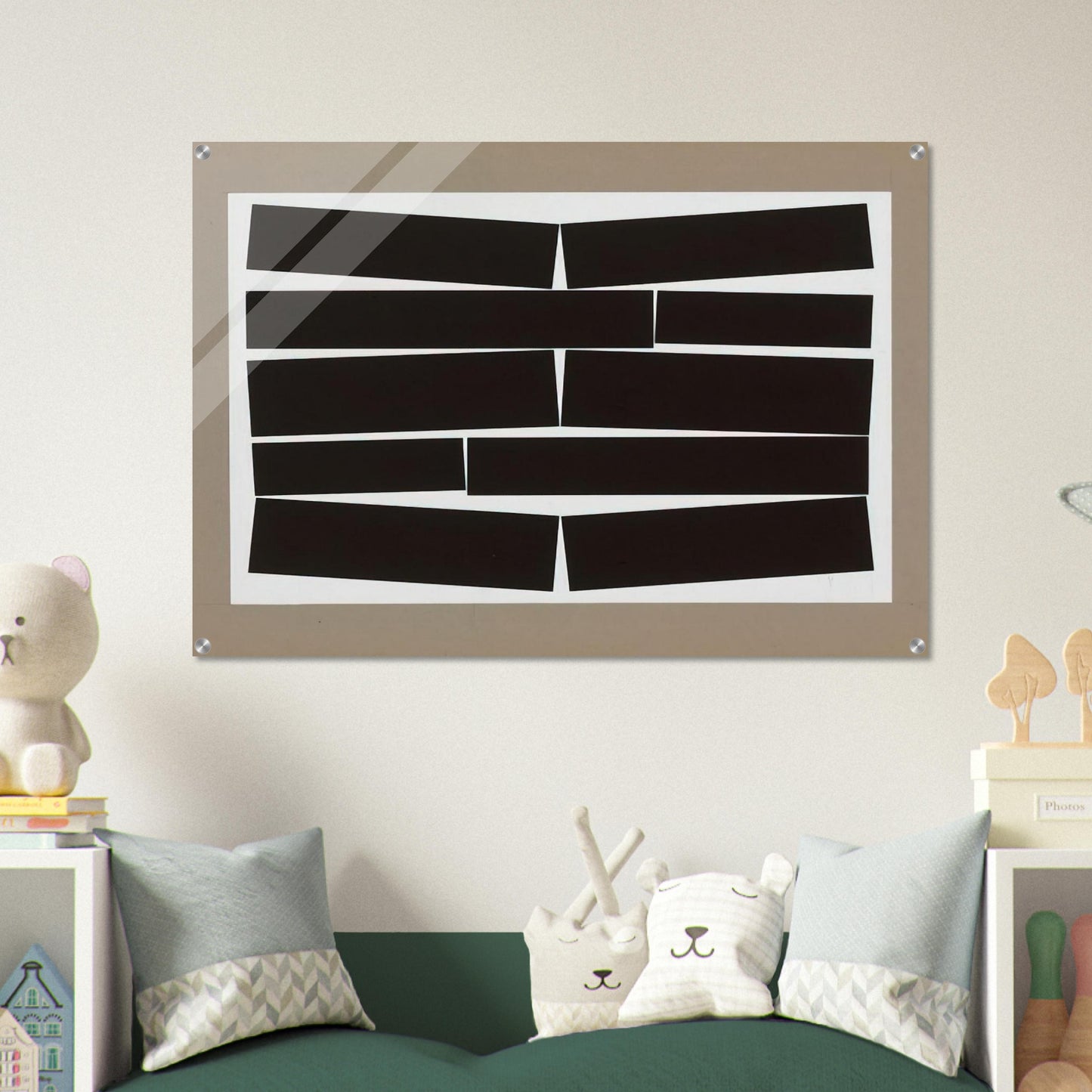 Metaesquema Dois brancos - 1958 - Helio Oiticica Acrylic Print - 70x100 cm / 28x40″ inches