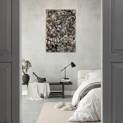 ENCHANTED FOREST 1947 - Jackson Pollock Brushed Aluminum Print - 70x100 cm / 28x40 inches | Jackson Pollock Aluminum Print | Jackson Pollock Prints