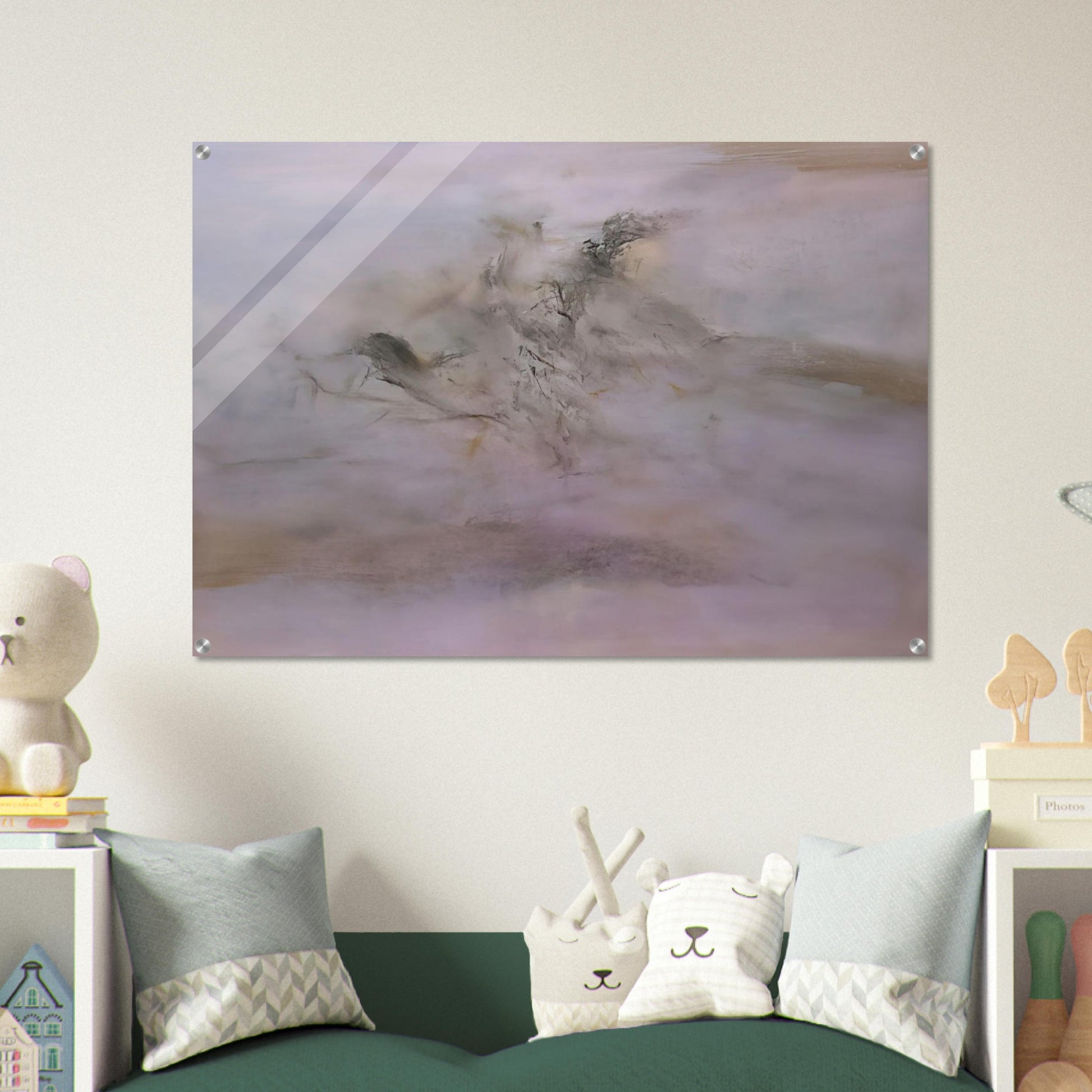 24 02 2002 2002 - Zao Wou-Ki Acrylic Print - 70x100 cm / 28x40″ inches