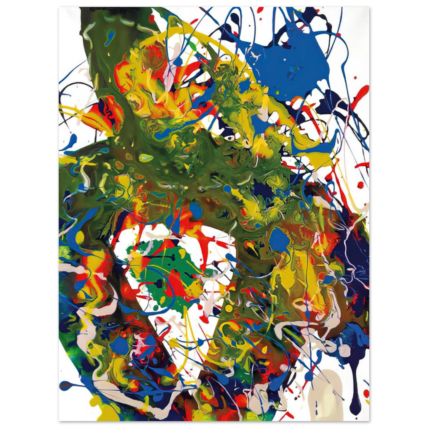 Sam Francis - Untitled  SFP94-65  SFF 1739   75x100 cm / 30x40inches Fine Art Poster