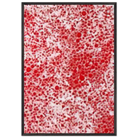 BEYOND THE END OF THE CENTURY 1987 - Yayoi Kusama 70x100 cm / 28x40 inches Framed Art Print – Black Wooden Frame