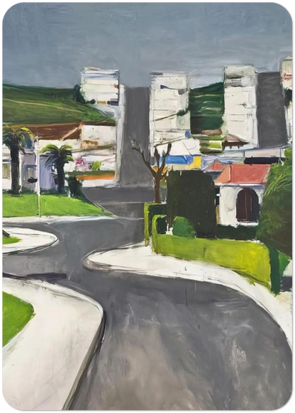 Ingleside By Richard Diebenkorn Pack of 10 Post Cards | Richard Diebenkorn Post Cards | A6 (10.5 x 14.8 cm) - 4.1 x 5.8 inches