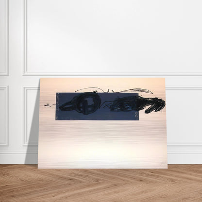 Z 1981 - Antoni Tapies Brushed Aluminum Print - 70x100 cm / 28x40 inches | Antoni Tapies Aluminum Print | Antoni Tapies Prints
