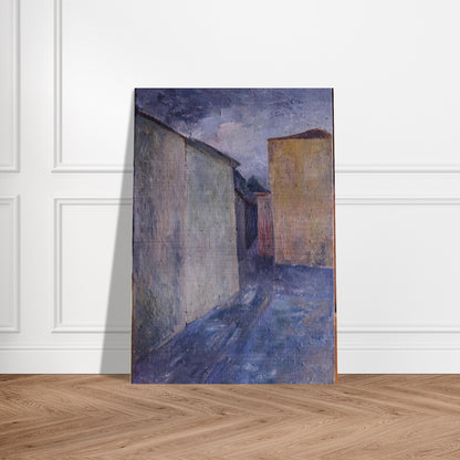 Upper Piazza - 1947 - Alberto Burri Brushed Aluminum Print - 70x100 cm / 28x40 inches | Alberto Burri Aluminum Print | Alberto Burri Prints