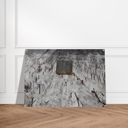 BLACK FLAKES 2006 - Anselm Kiefer Acrylic Print - 70x100 cm / 28x40″ inches