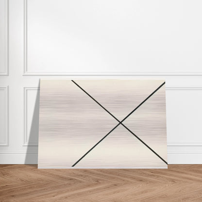 Diagonal Lines - Ellsworth Kelly Brushed Aluminum Print - 70x100 cm / 28x40 inches | Ellsworth Kelly Aluminum Print | Ellsworth Kelly Prints