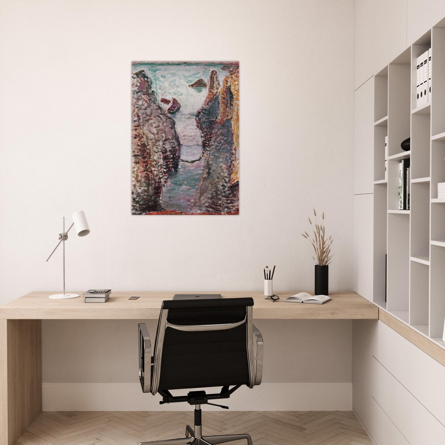 CIFFS BELLE ILE 1897 - Henri Matisse Brushed Aluminum Print - 70x100 cm / 28x40 inches | Henri Matisse Aluminum Print | Henri Matisse Prints