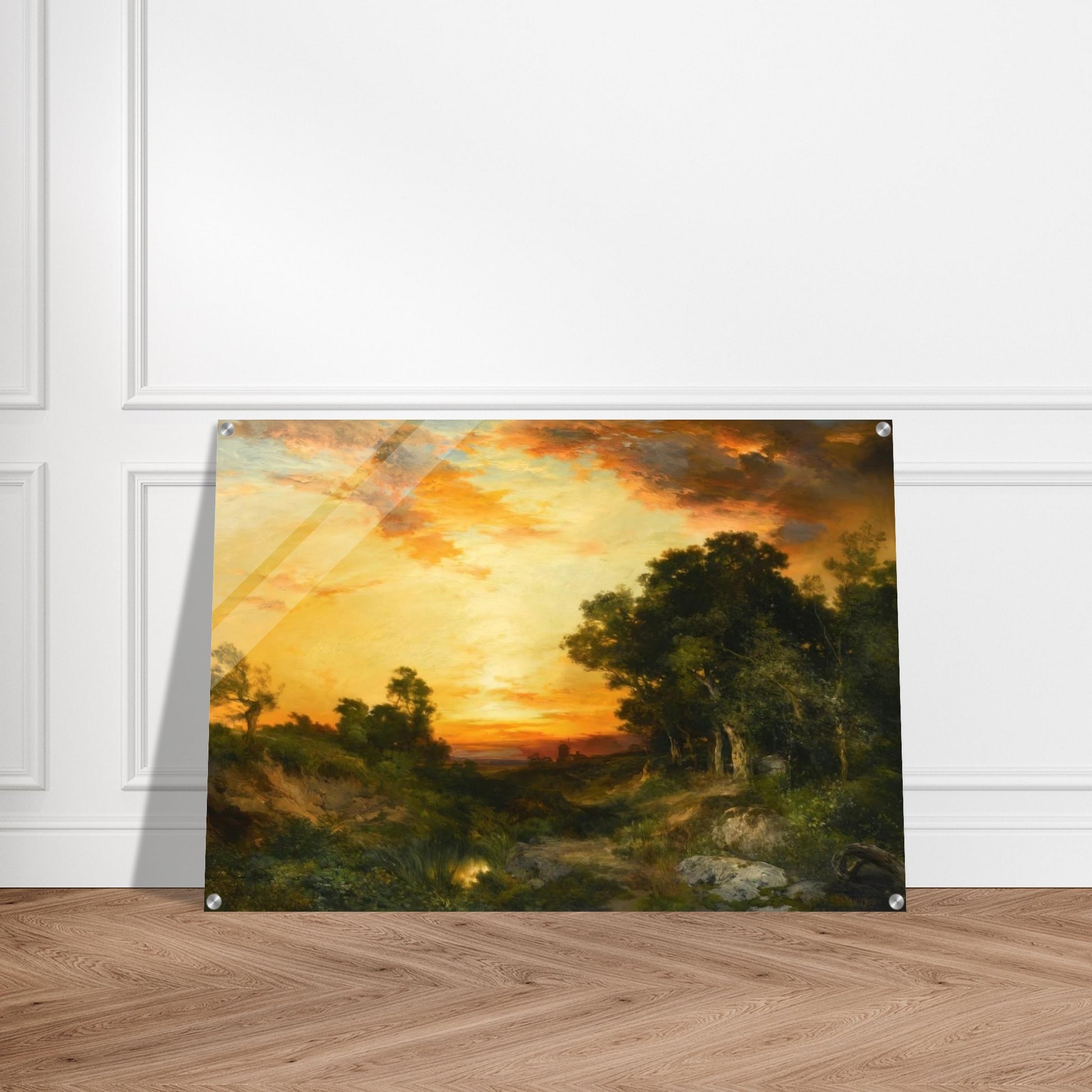 Sunset, Amagansett - Thomas Moran Acrylic Print - 70x100 cm / 28x40″ inches