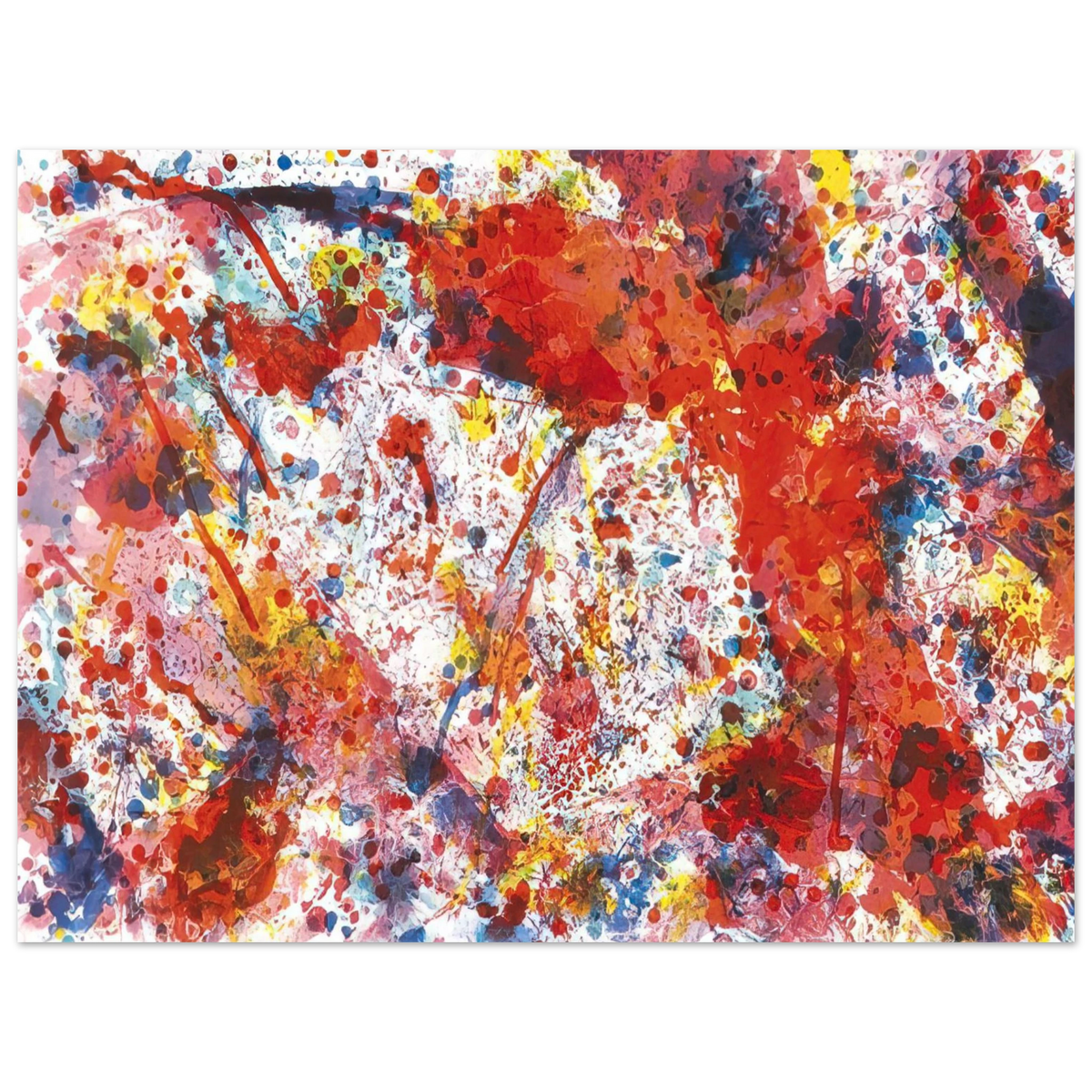 Sam Francis - And Pink  75x100 cm / 30x40inches Fine Art Poster