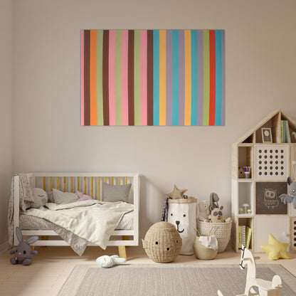 Boudoir Painting - 1965 - Gene Davis Art Prints - 100x150 cm / 40x60″ inches | Gene Davis Poster | Gene Davis Prints