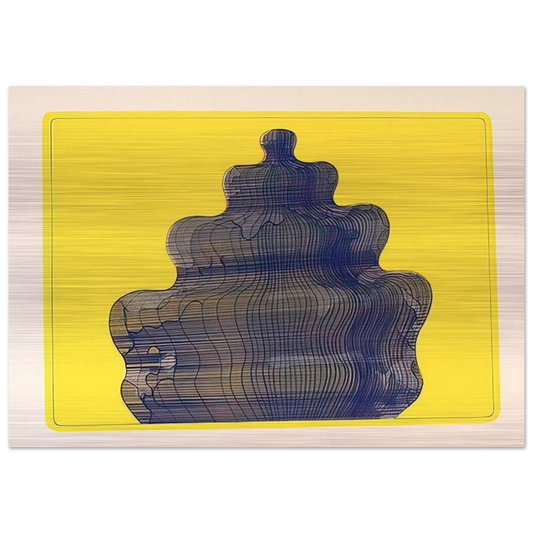 Torte in der Sonne Fancy-Cake In the Sun - 1970 - Dieter Roth Brushed Aluminum Print - 70x100 cm / 28x40 inches | Dieter Roth Aluminum Print | Dieter Roth Prints