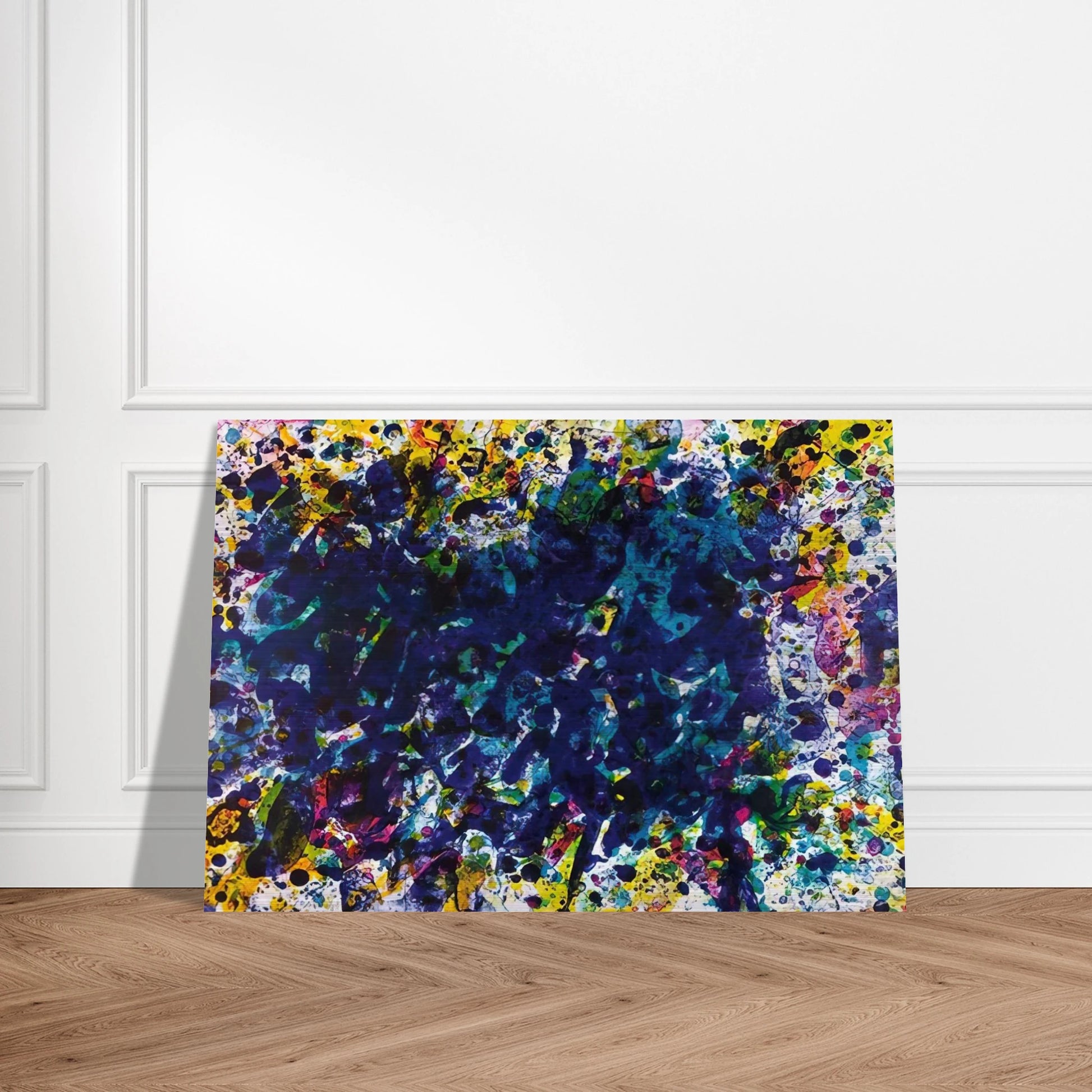 Coral Marine - Sam Francis Brushed Aluminum Print - 70x100 cm / 28x40 inches | Sam Francis Aluminum Print | Sam Francis Prints