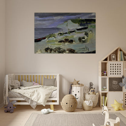 BOATS ON THE BEACH ETRETAT 1920 - Henri Matisse Art Prints - 100x150 cm / 40x60″ inches | Henri Matisse Poster | Henri Matisse Prints