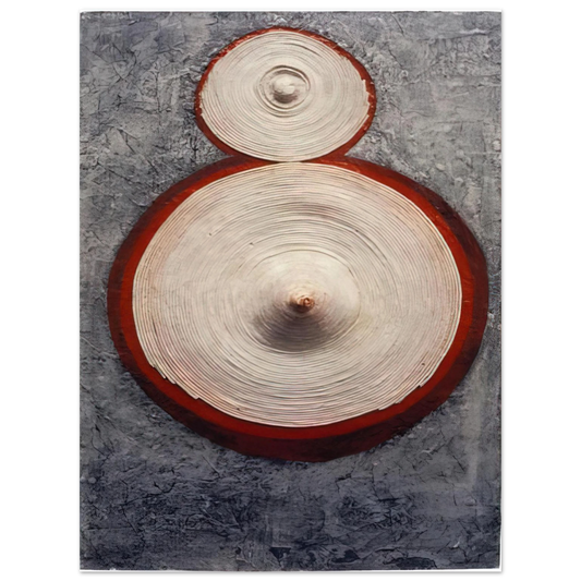 Eva Hesse - RINGAROUND AROSIE 1965  75x100 cm / 30x40inches Fine Art Poster
