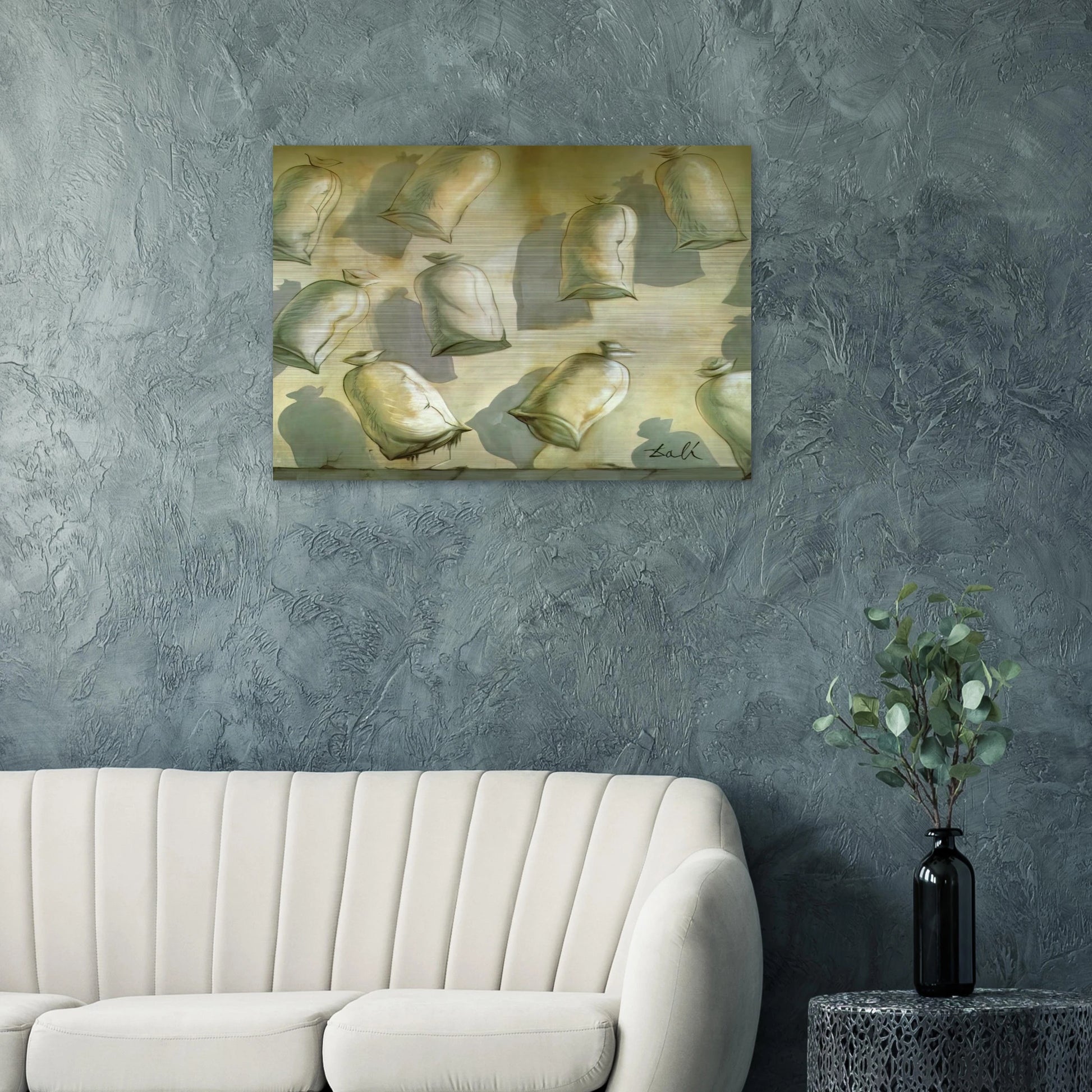 SET DESIGN FOR THE BALLET LOS SACOS DEL MOLINERO 2 - Salvador Dali Brushed Aluminum Print - 70x100 cm / 28x40 inches | Salvador Dali Aluminum Print | Salvador Dali Prints