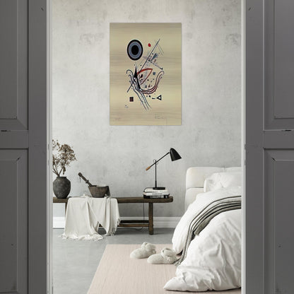 BLUE 1922 - Wassily Kandinsky Brushed Aluminum Print - 70x100 cm / 28x40 inches | Wassily Kandinsky Aluminum Print | Wassily Kandinsky Prints