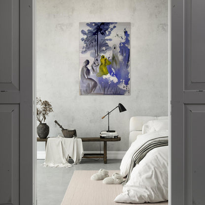 FAMILIA RUTH MOABITIDIS 1964 - Salvador Dali Brushed Aluminum Print - 70x100 cm / 28x40 inches | Salvador Dali Aluminum Print | Salvador Dali Prints
