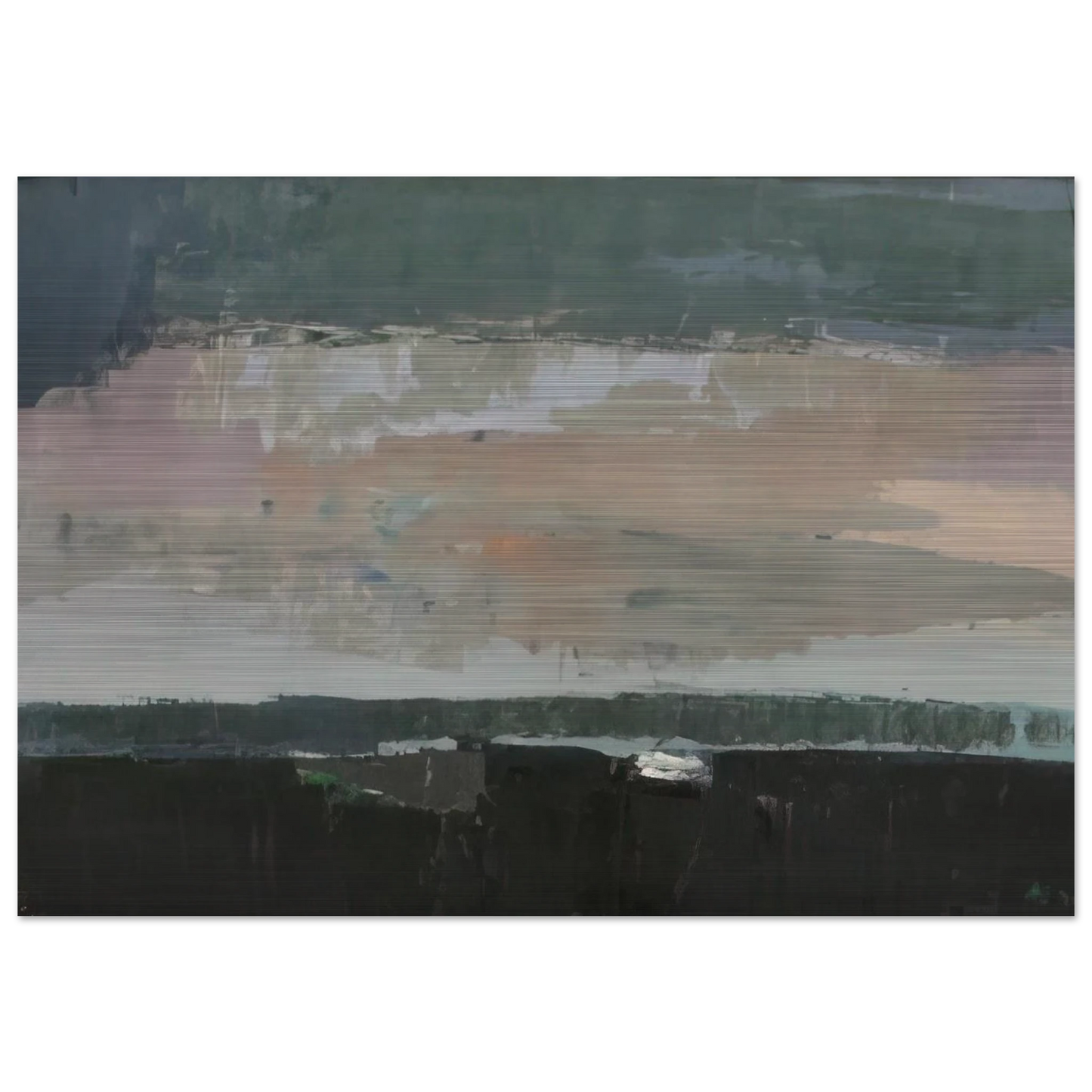 Gentilly - 1952 - Nicolas de Stael Brushed Aluminum Print - 70x100 cm / 28x40 inches | Nicolas de Stael Aluminum Print | Nicolas de Stael Prints