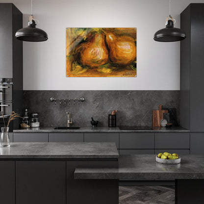 Pears - Pierre-Auguste Renoir Acrylic Print - 70x100 cm / 28x40″ inches | Pierre-Auguste Renoir Wall Art | Pierre-Auguste Renoir Prints