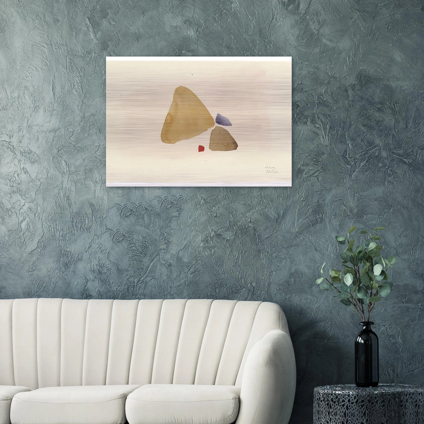 23.10.49 - 1949 - Julius Bissier Brushed Aluminum Print - 70x100 cm / 28x40 inches | Julius Bissier Aluminum Print | Julius Bissier Prints