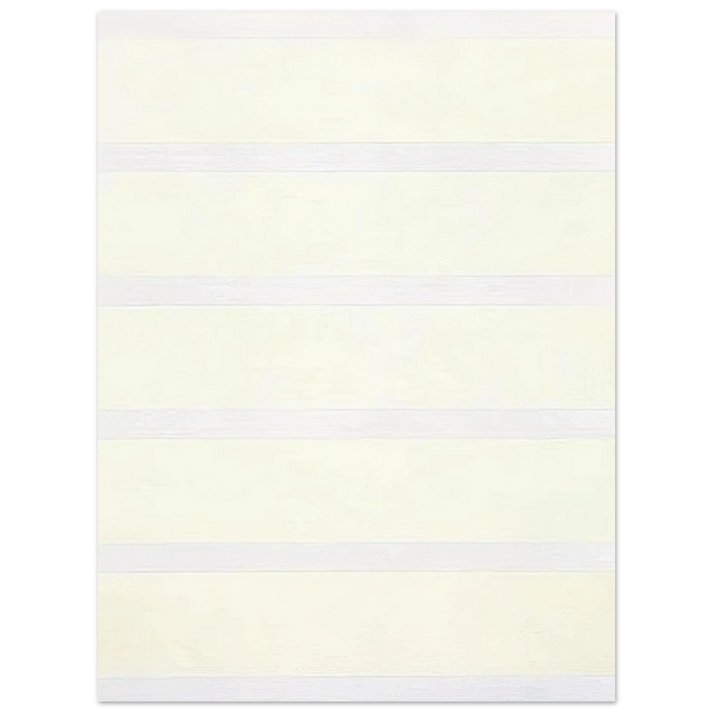 Agnes Martin - Untitled #15  Peace   75x100 cm / 30x40inches Fine Art Poster