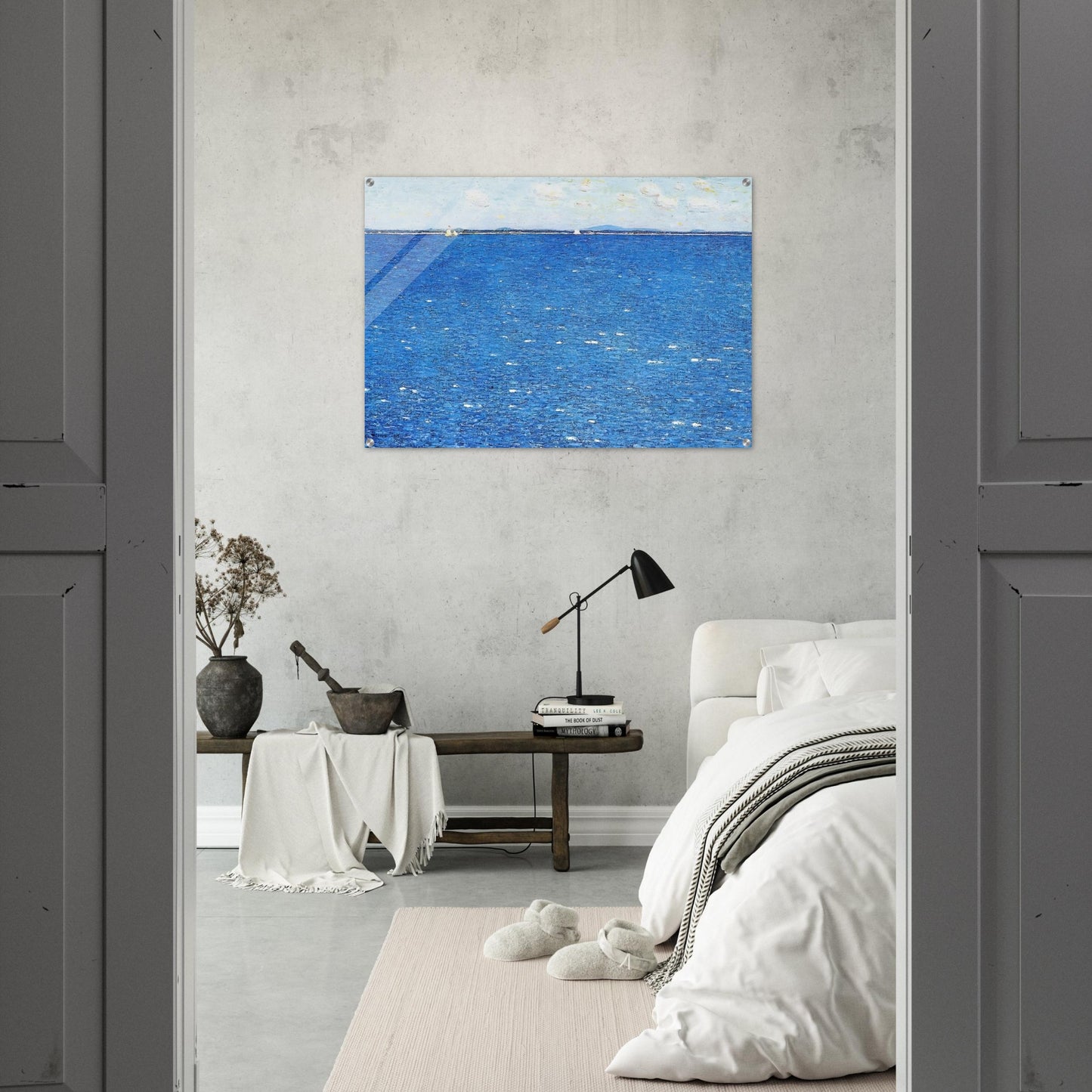 West Wind, Appledore - Childe Hassam Acrylic Print - 70x100 cm / 28x40″ inches | Childe Hassam Wall Art | Childe Hassam Prints