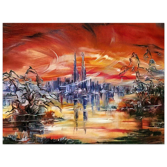 Konrad Zuse - Untitled - 1981  75x100 cm / 30x40inches Fine Art Poster