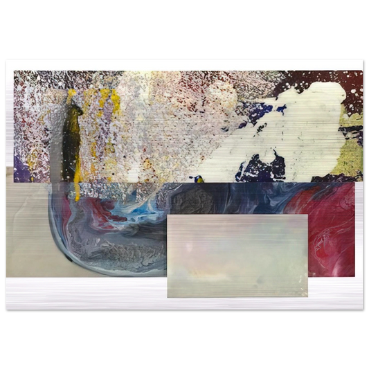 Newly Little - Sam Gilliam Brushed Aluminum Print - 70x100 cm / 28x40 inches | Sam Gilliam Aluminum Print | Sam Gilliam Prints