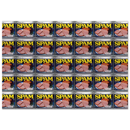 Spam - Andy Warhol Brushed Aluminum Print - 70x100 cm / 28x40 inches | Andy Warhol Aluminum Print | Andy Warhol Prints